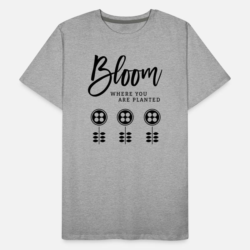 Bloom Men's Premium Organic T-Shirt