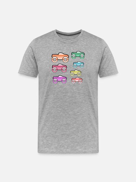 Automobiles - T-shirt bio Premium Homme - gris chiné