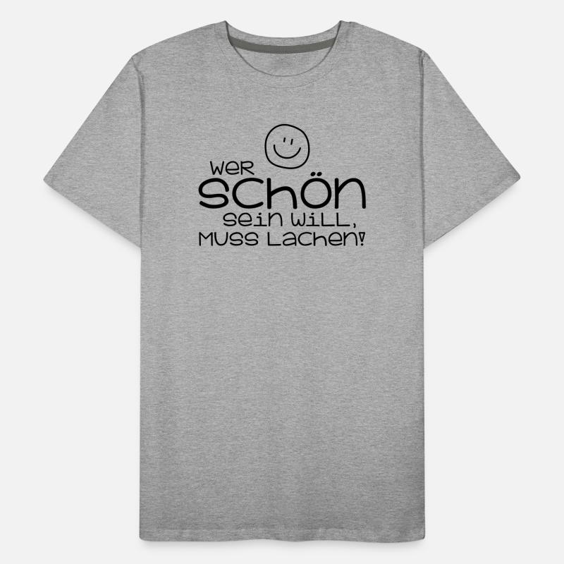 Schön Männer Premium Bio T-Shirt