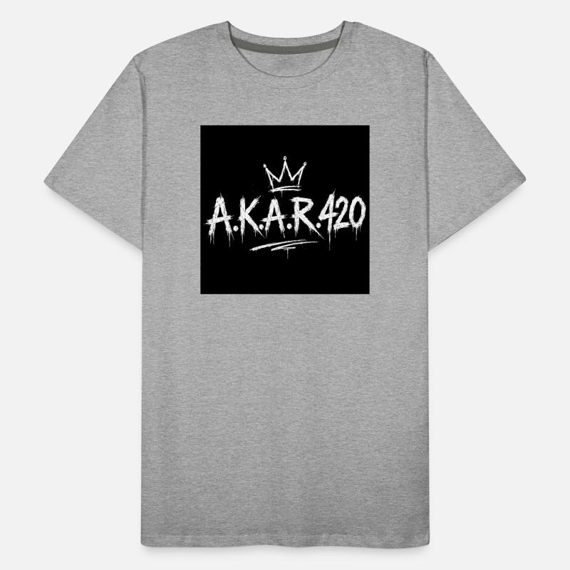 AKAR420 Graffiti Krone Männer Premium Bio T-Shirt