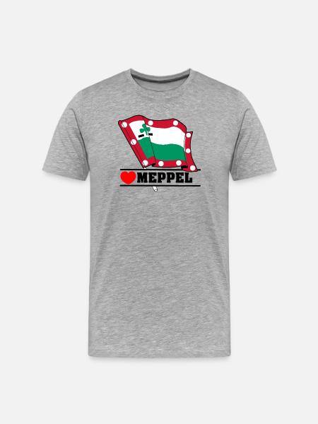 I Love Meppel – Meppeldag Edition - Men's Premium Organic T-Shirt - heather grey