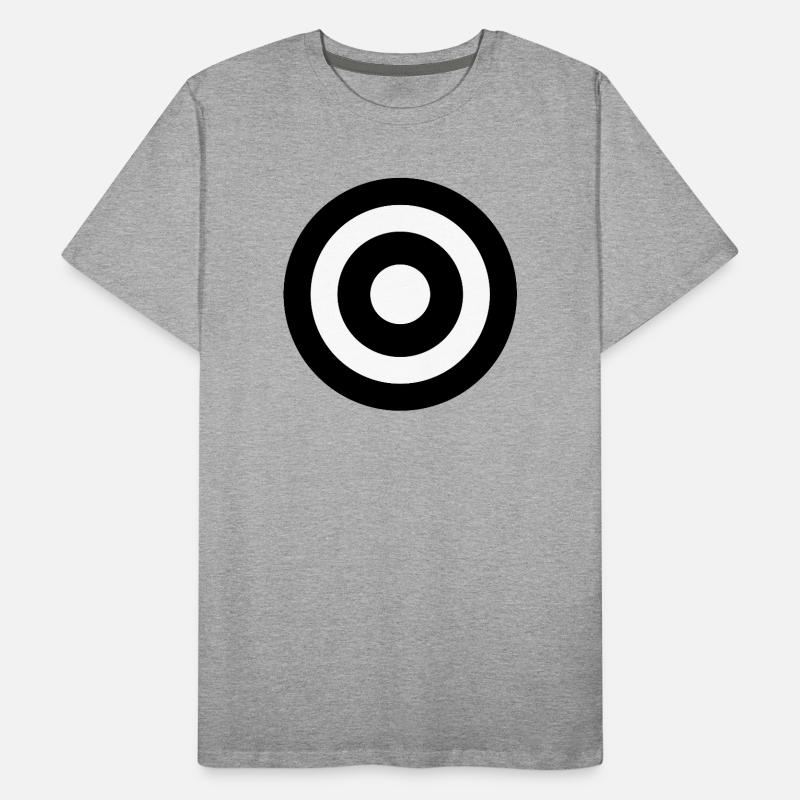 Black Target Men's Premium Organic T-Shirt