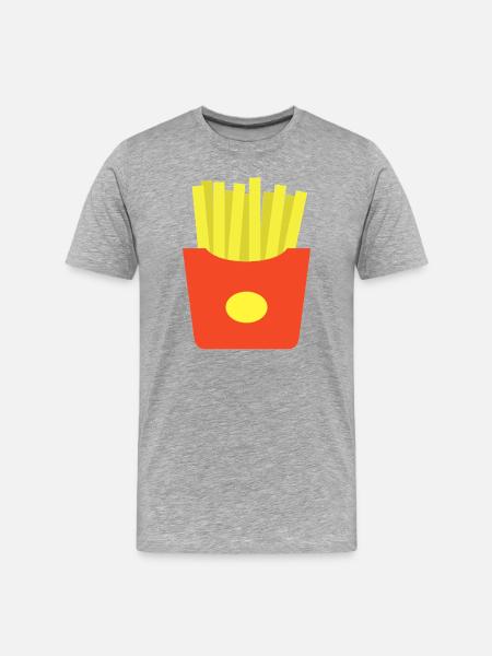 Frites - T-shirt bio Premium Homme - gris chiné