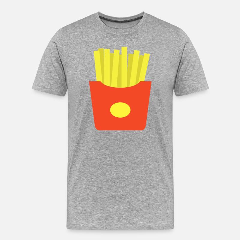 Frites - T-shirt bio Premium Homme - gris chiné
