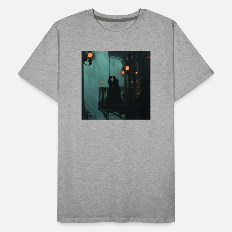 Château à vapeur de la cohésion T-shirt bio Premium Homme