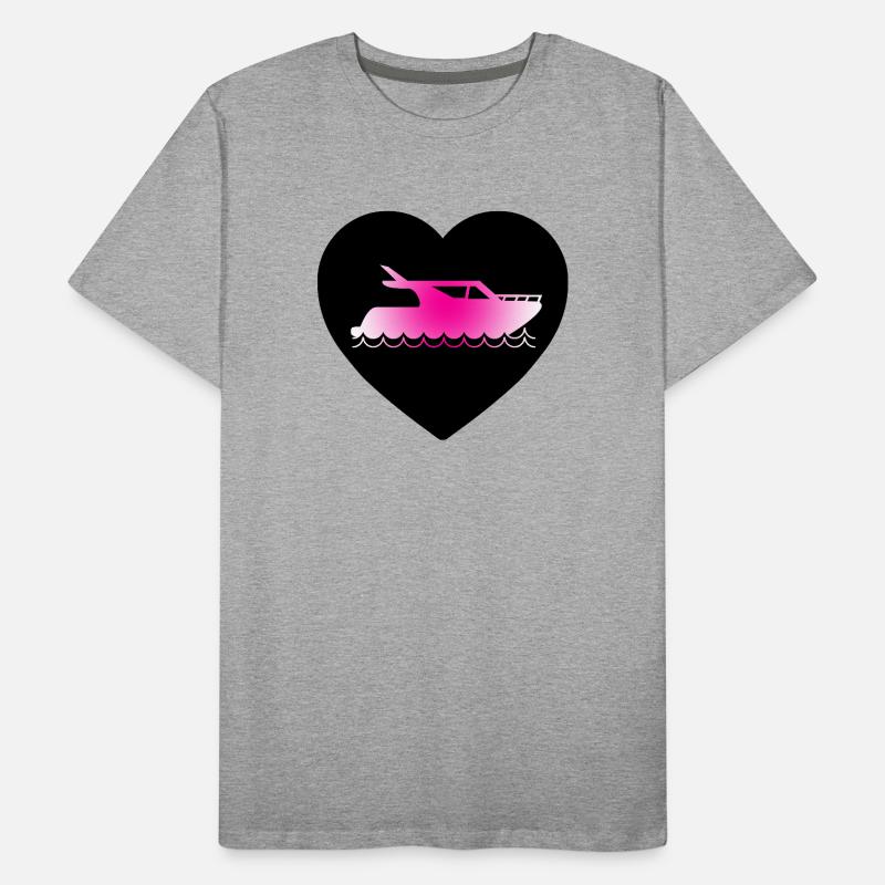 Motorboot Männer Premium Bio T-Shirt