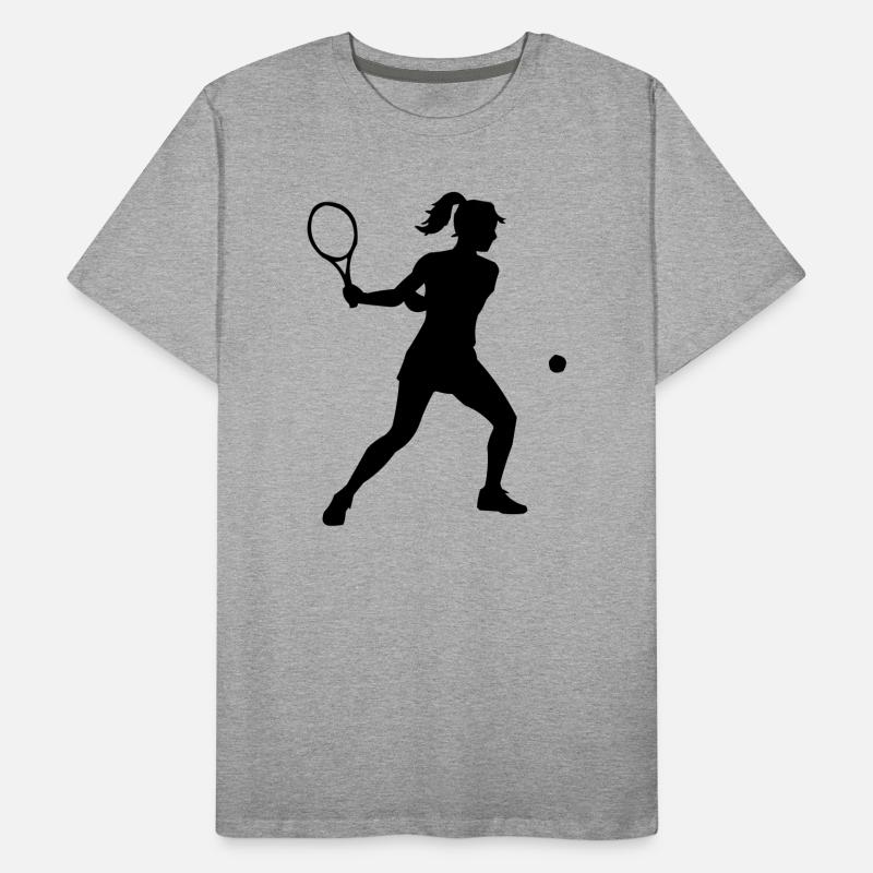 Tennis player Men's Premium Organic T-Shirt