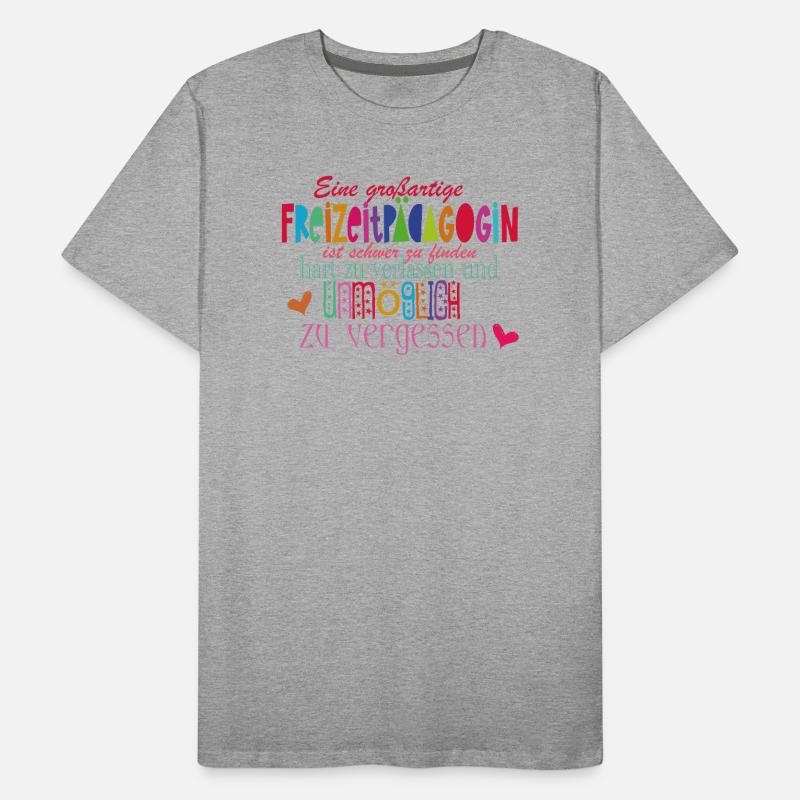 Freizeitpädagogin Männer Premium Bio T-Shirt