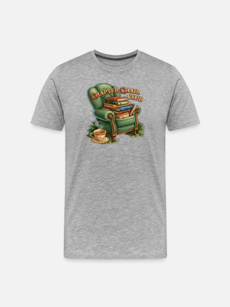 Chapter Chair Club - Men's Premium Organic T-Shirt - heather grey