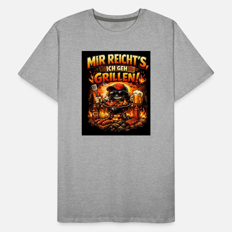 I've had enough, I'm going to have a barbecue Men's Premium Organic T-Shirt