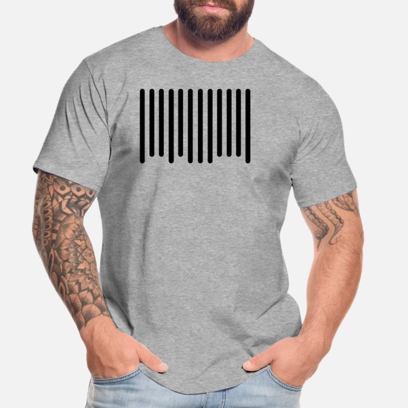 Barcode Männer Premium Bio T-Shirt