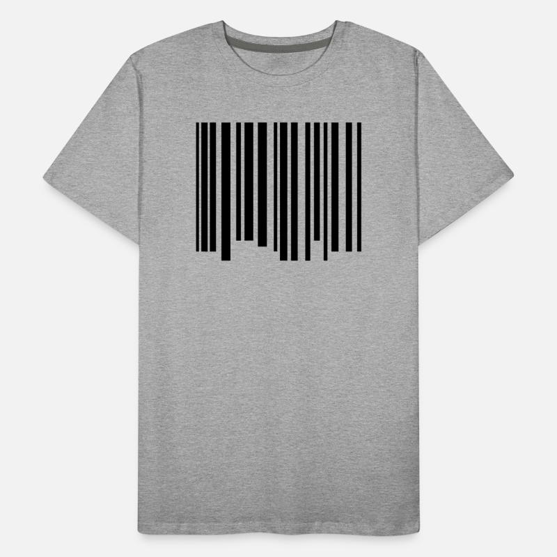 barcode Men's Premium Organic T-Shirt