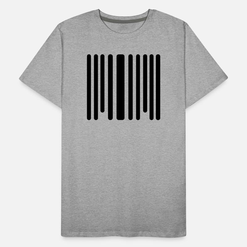 code barre T-shirt bio Premium Homme