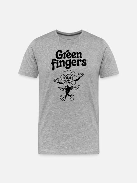 gardening - Men's Premium Organic T-Shirt - heather grey
