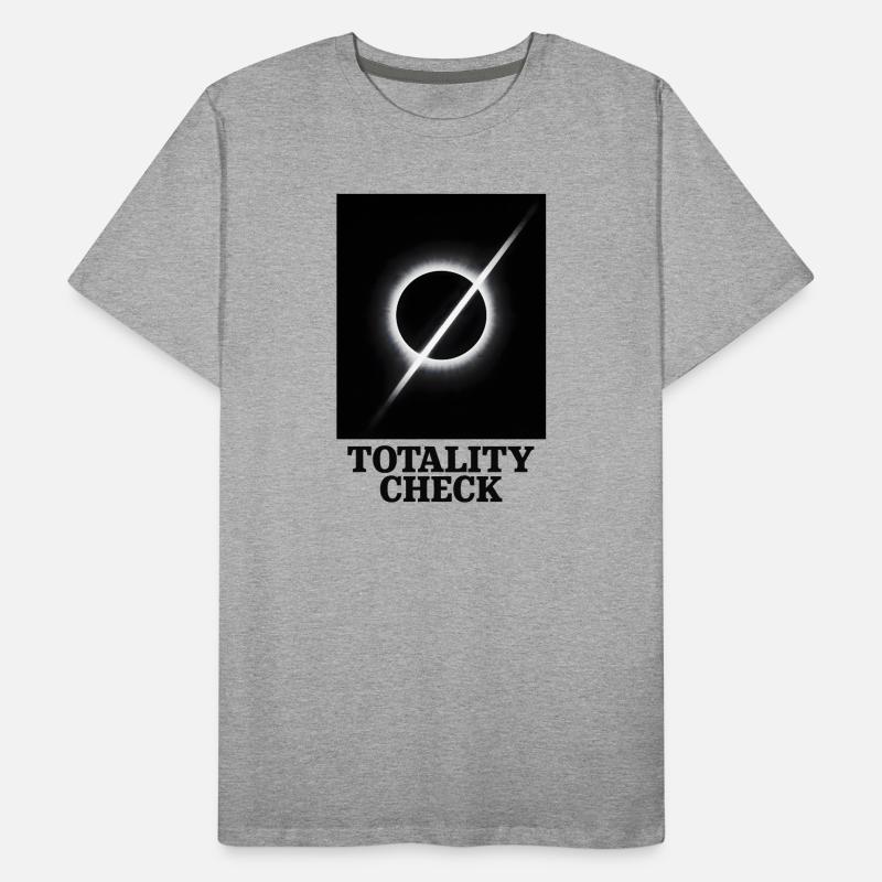 Totality checked | Eclipse Men's Premium Organic T-Shirt