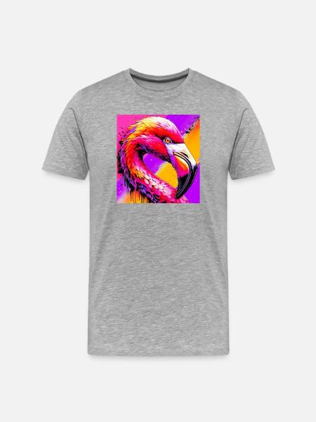 Flamant - T-shirt bio Premium Homme - gris chiné