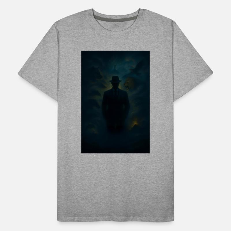 Des puzzles d’ombre dans le brouillard T-shirt bio Premium Homme