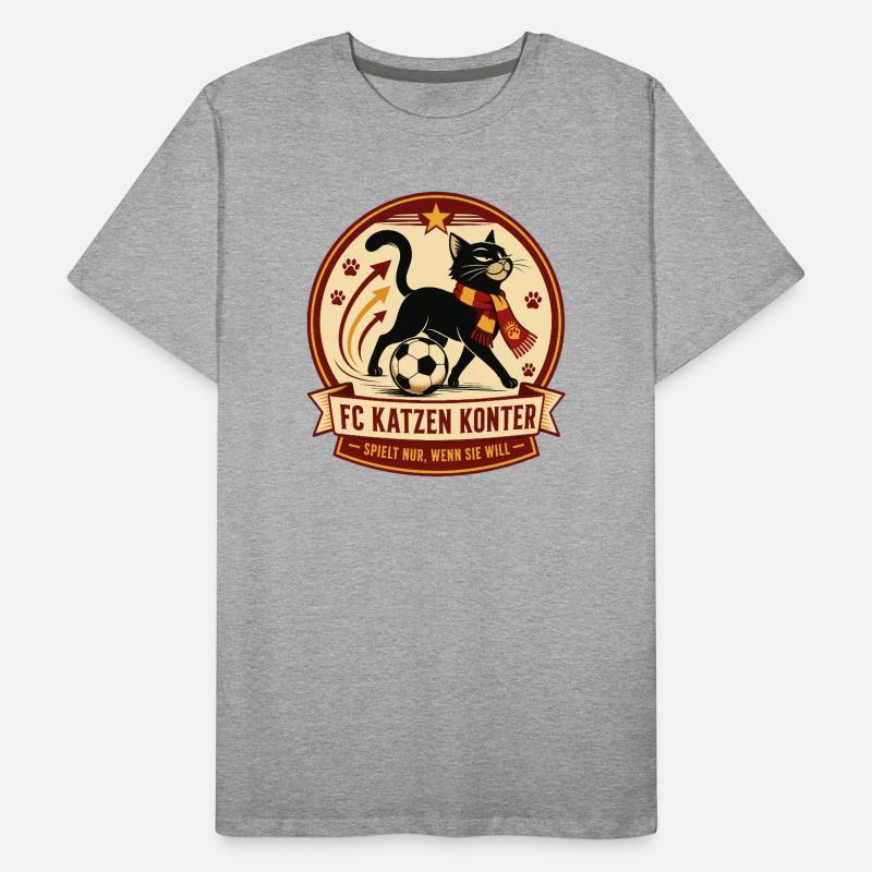 FC Katzen Konter Männer Premium Bio T-Shirt