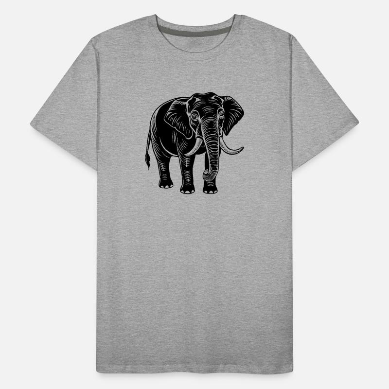 Éléphant T-shirt bio Premium Homme