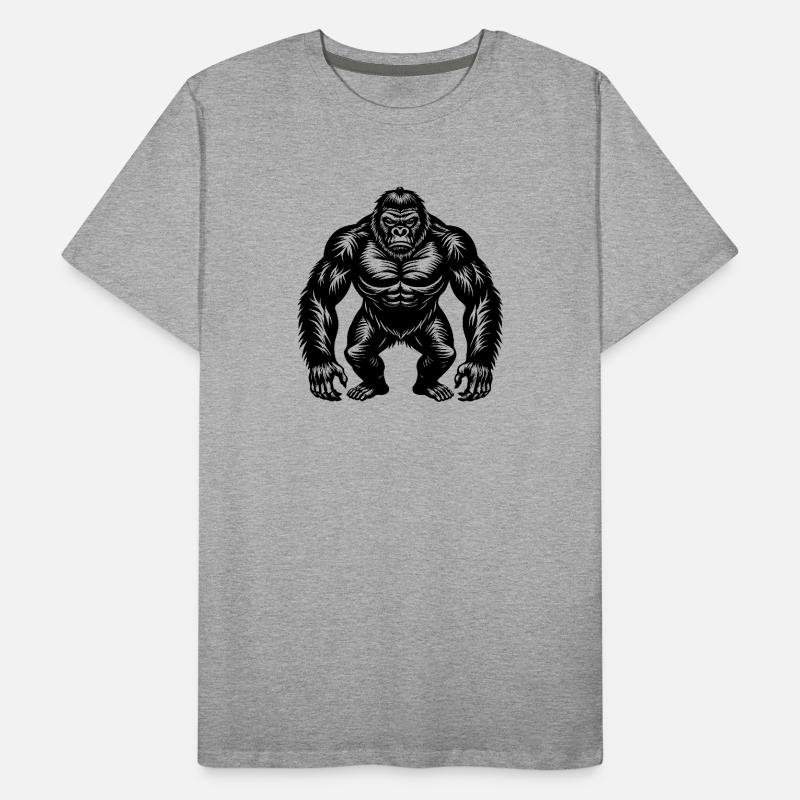 Gorilla Männer Premium Bio T-Shirt