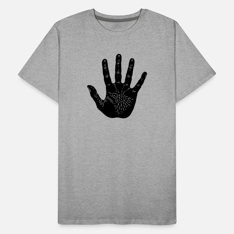 Empreinte de main T-shirt bio Premium Homme