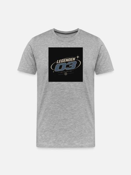 Legends 03 – Limited Edition - Men's Premium Organic T-Shirt - heather grey