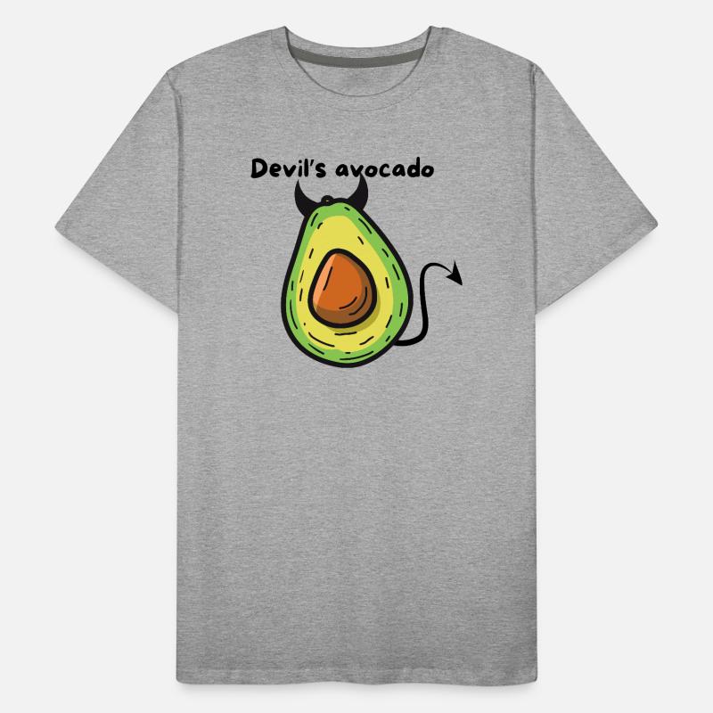 Avocado-Dämonen-Pop-Cartoon Männer Premium Bio T-Shirt