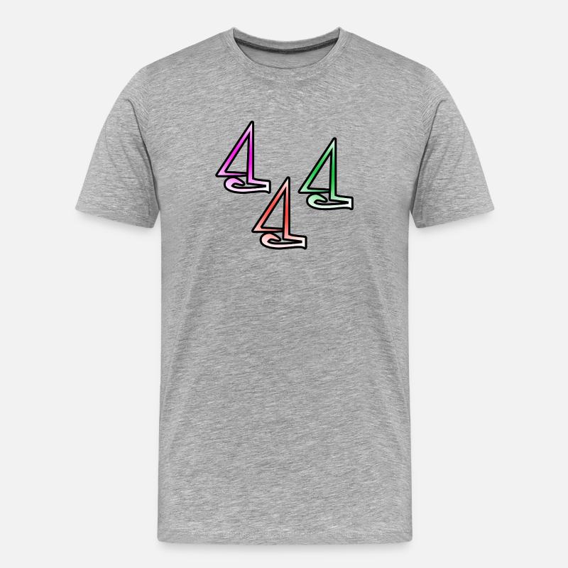 Voile - T-shirt bio Premium Homme - gris chiné