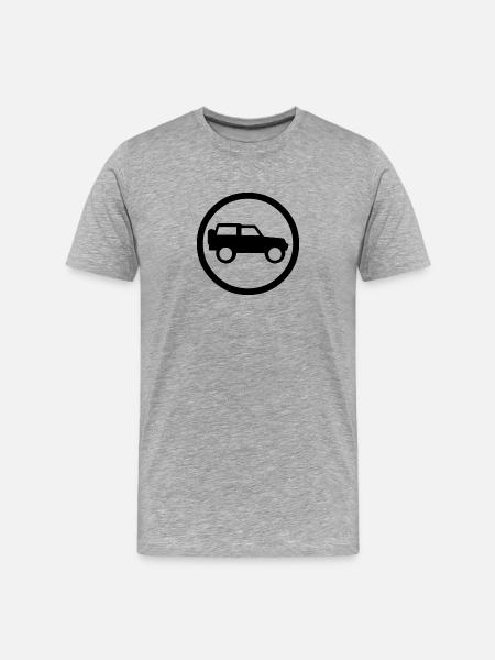 Car - Men's Premium Organic T-Shirt - heather grey