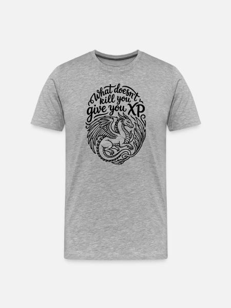 XP gamer - T-shirt bio Premium Homme - gris chiné