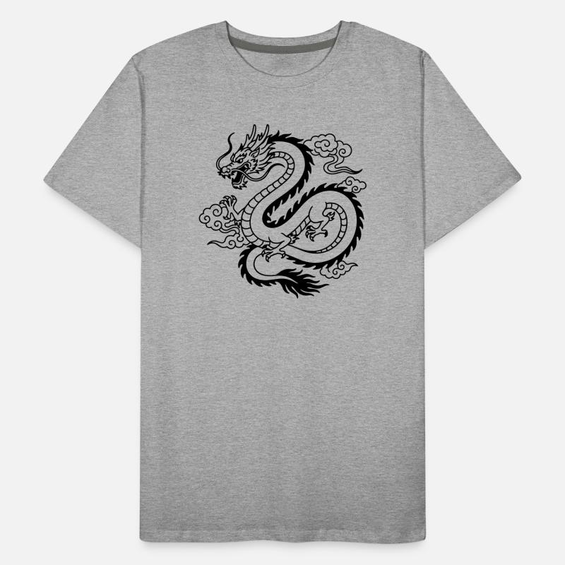 Dragon chinois T-shirt bio Premium Homme