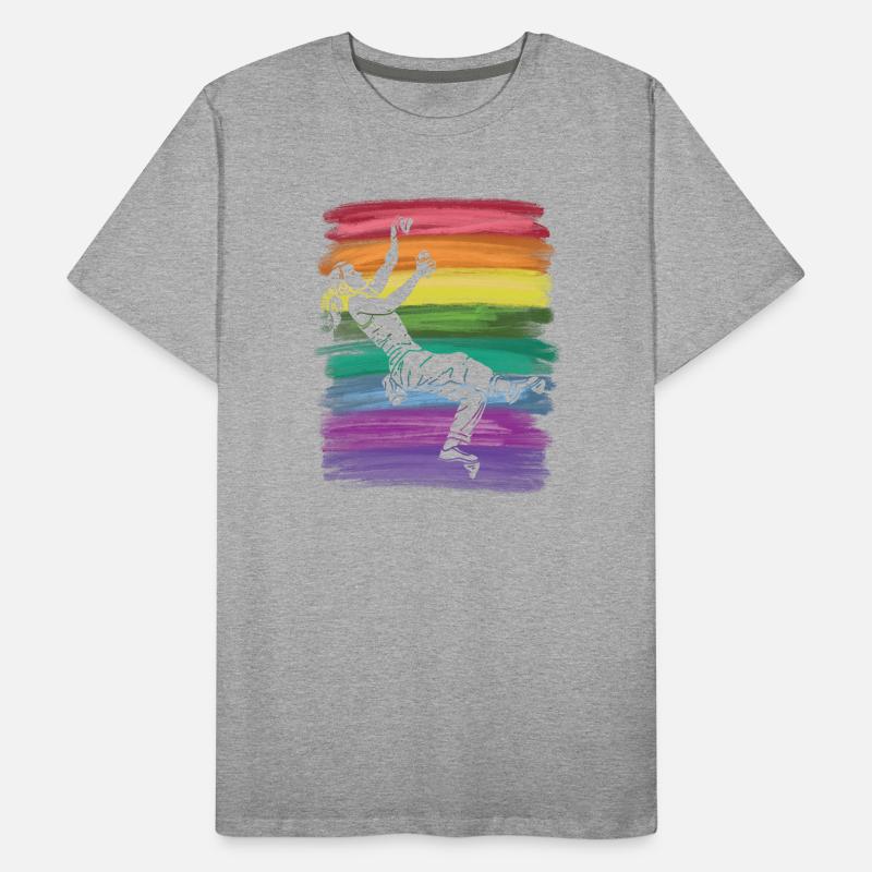 Boulderer Boulder Bouldern Männer Premium Bio T-Shirt