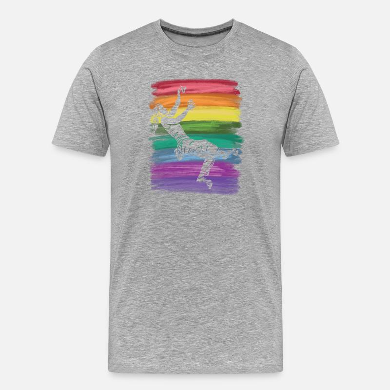 Bloc de bloc de Boulderer - T-shirt bio Premium Homme - gris chiné