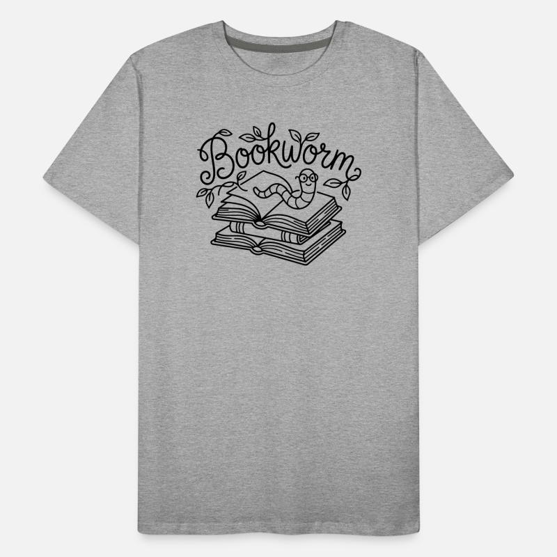 Rat de bibliothèque T-shirt bio Premium Homme