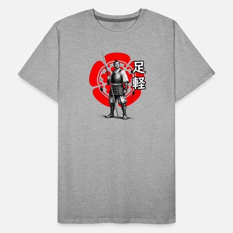 Ashigaru du clan Oda, période Sengoku T-shirt bio Premium Homme