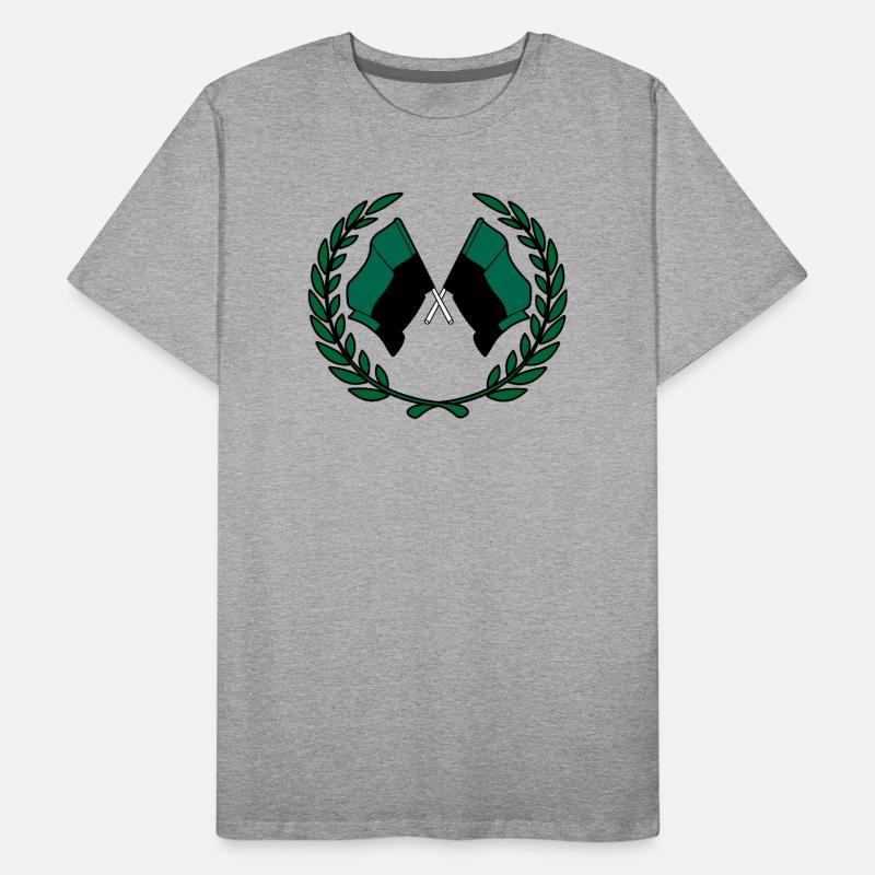 Texel Laurel Flags – Island Pride Men's Premium Organic T-Shirt