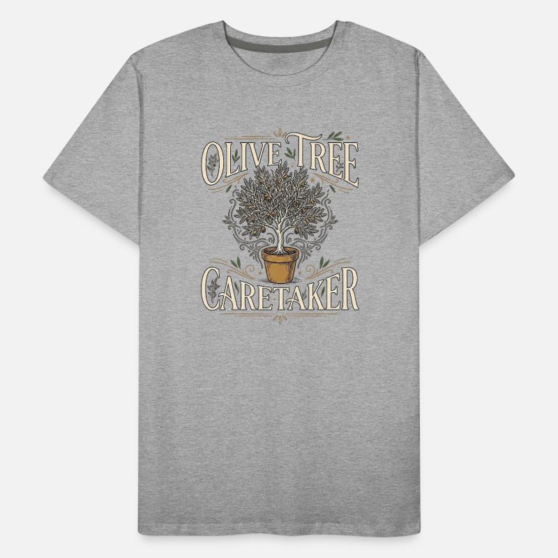 Olive Tree T-shirt bio Premium Homme