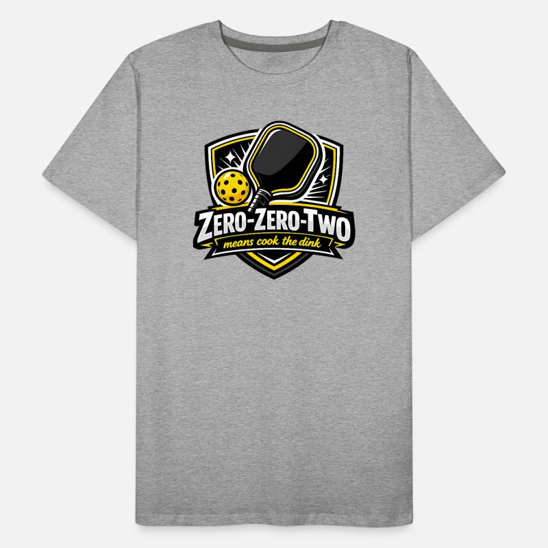 Zero-Zero-Two Pingpong Sieg Design Männer Premium Bio T-Shirt