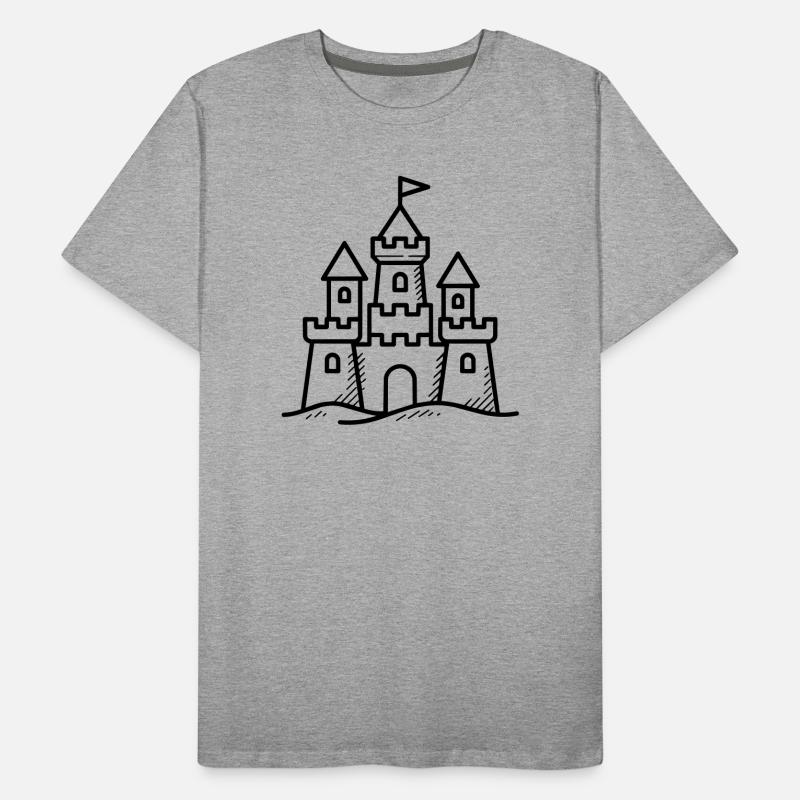 Château de sable T-shirt bio Premium Homme