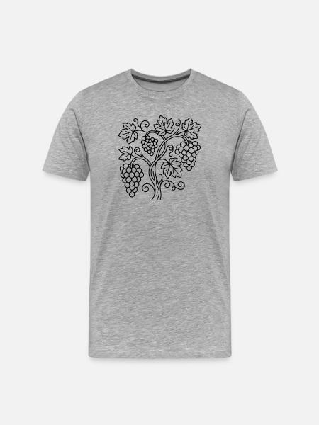 Vignoble - T-shirt bio Premium Homme - gris chiné