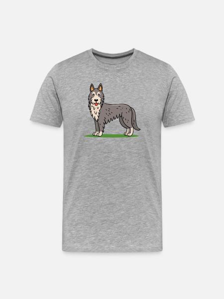 Irish Wolfhound (comic) - Men's Premium Organic T-Shirt - heather grey