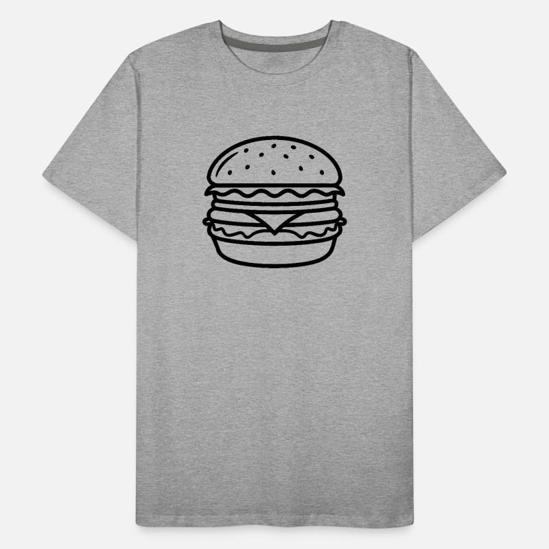 Cheeseburgers T-shirt bio Premium Homme