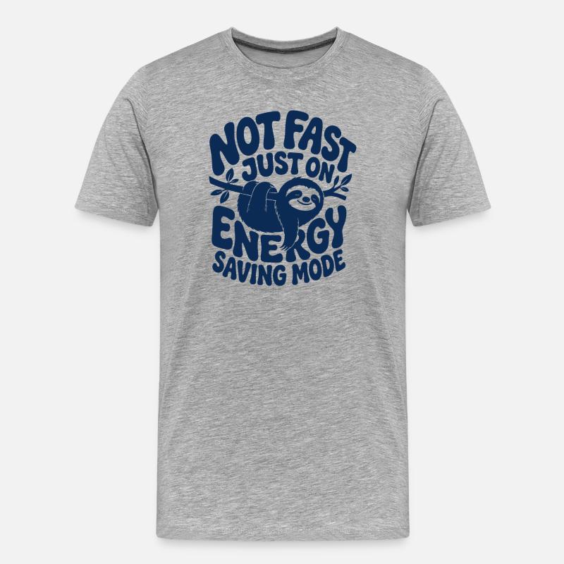 Professional Napper Sloth - Men's Premium Organic T-Shirt - heather grey