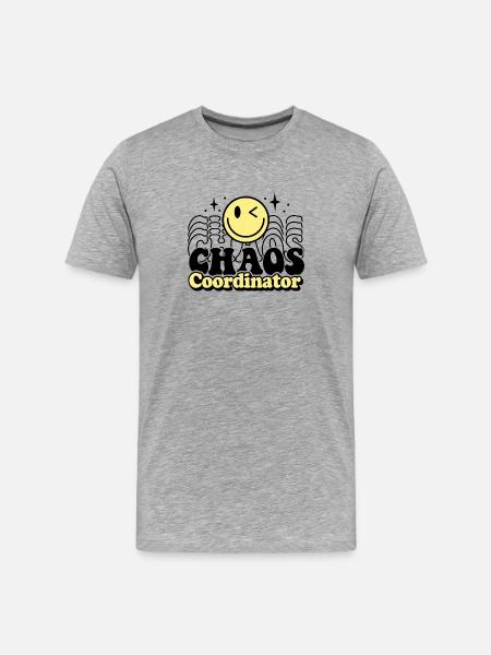 coordinator - Men's Premium Organic T-Shirt - heather grey