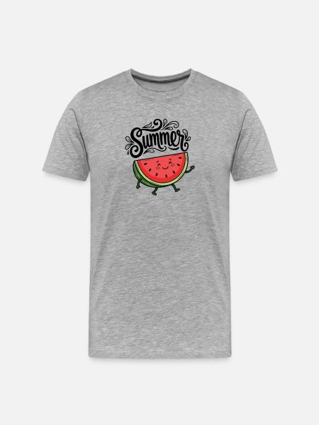 été - T-shirt bio Premium Homme - gris chiné