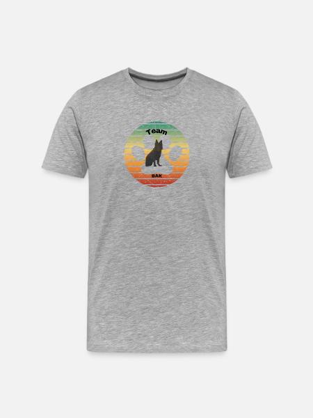 Team Bak - Men's Premium Organic T-Shirt - heather grey