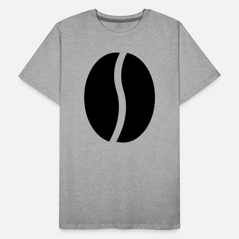 Kaffeebohnen Männer Premium Bio T-Shirt