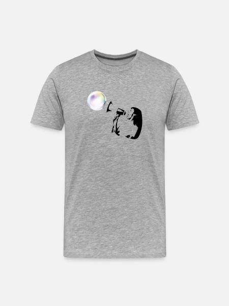 Bubble shot - T-shirt bio Premium Homme - gris chiné