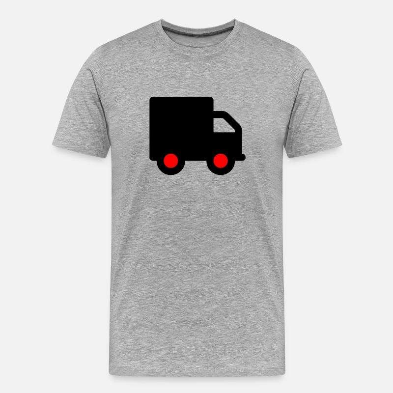 camion - T-shirt bio Premium Homme - gris chiné