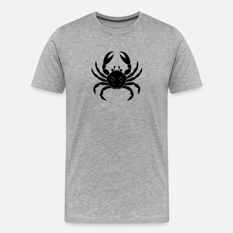 Crabe - T-shirt bio Premium Homme - gris chiné